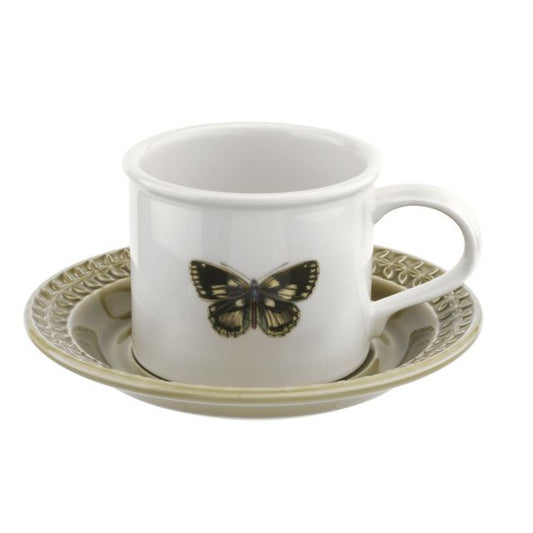 Breakfast cup & saucer - Moss Green